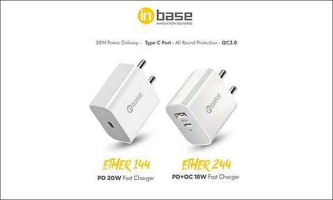 Inbase Launches Ether 144 and Ether 244 Fast Chargers