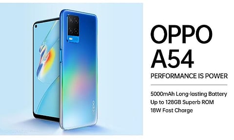 OPPO Launches its Latest A54 Smartphone in India