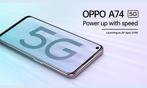 OPPO is All Set to Launch Its Latest A74 5G Smartphone in India on April 20