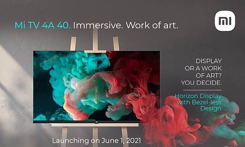 Mi TV 4A 40 Horizon Edition To Be Launched in India on June 1