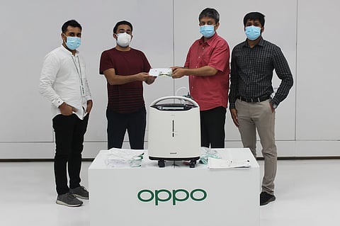 OPPO Donates 1000 Oxygen Concentrators for Fight Against COVID-19