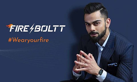 Virat Kohli Becomes Brand Ambassador of Fire-Boltt