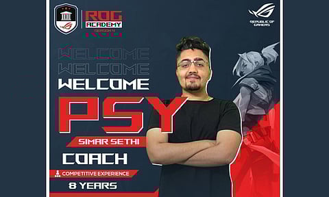 ASUS Welcomes Simar ‘Psy’ Sethi as Official Coach for ROG Academy Season 4