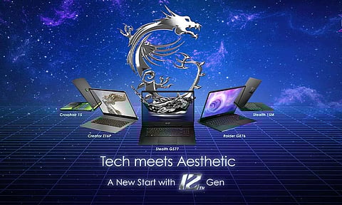 MSI’s New Gaming and Creator Series Laptops Launched with 12th Gen Intel Processor