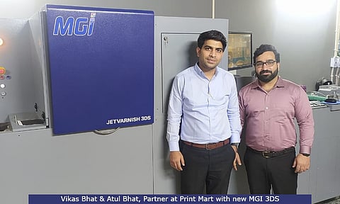 PrintMart Deploys Konica Minolta’s MGI Jetvarnish 3D One and Accurioshine 101