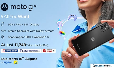 Moto g32 Smartphone with Android 12 Launched in India