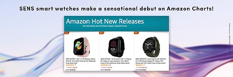 Sens Smartwatches Made Amazing Debut on Amazon Charts