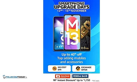Enjoy up to 40% off on Smartphones During Amazon Smartphone Upgrade Days