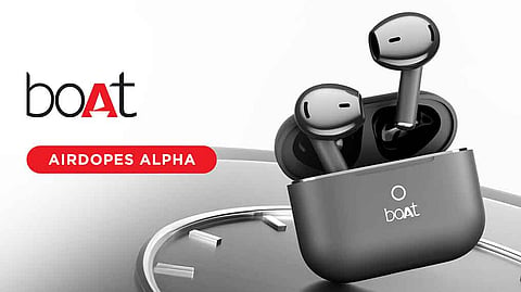 boAt Airdopes Alpha TWS Earbuds Launched