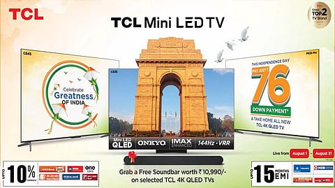 TCL Announced Big Deals on Its Smart TVs for Independence Day