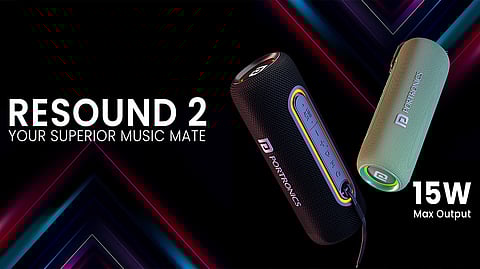 Elevate Your Party Experience with Portronics Resound 2 Portable Speaker