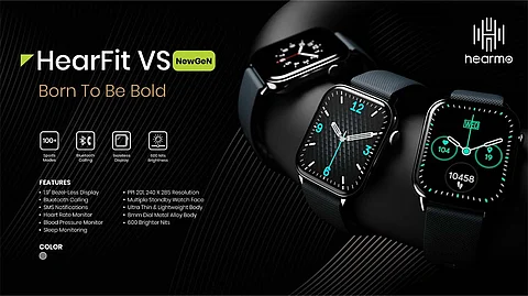 Stay Ahead in Style with New Hearmo GeN HearFit VS Smartwatch