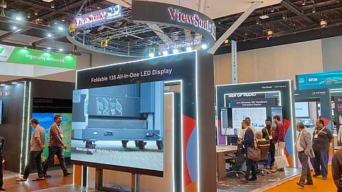 ViewSonic Launches Foldable 135” AIO LED Display at InfoComm India 2023
