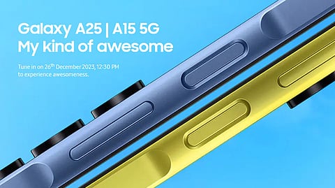 Samsung Reveals Launch Date for Galaxy A15 5G and A25 5G Next Week