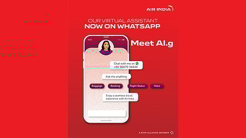 Air India’s Virtual Travel Assistant Is Now On Whatsapp