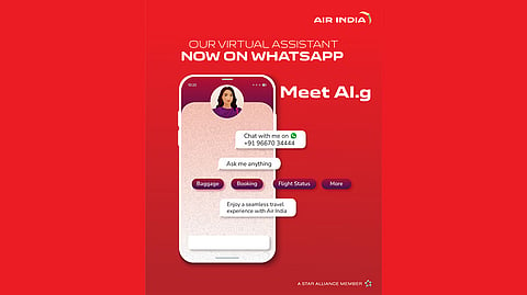 Air India’s Virtual Travel Assistant Is Now On Whatsapp 