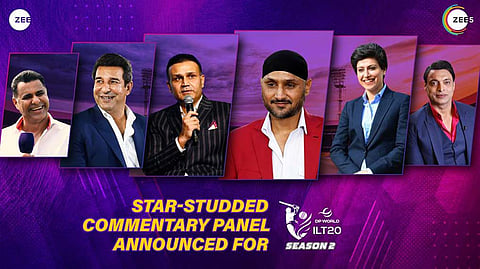 ZEE Entertainment Reveals Commentator Panel for DP World ILT20 Season 2