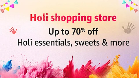 Make Holi Shopping a Breeze with Amazon's Holi Shopping Store