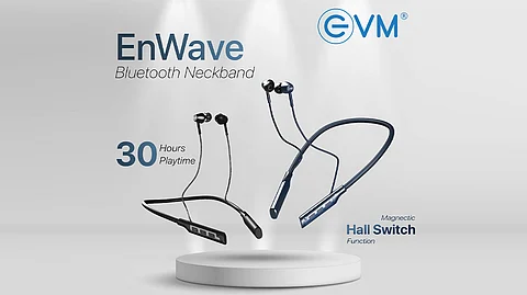 EVM Unveils EnWave Bluetooth Neckband in India 