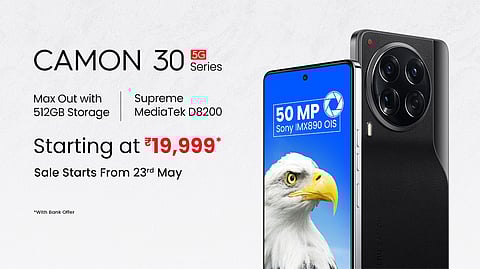 TECNO CAMON 30 Series Goes on Sale, Know Price and Specs