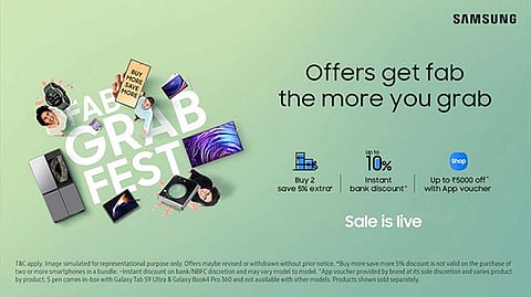 Samsung's 'Fab Grab Fest' Returns: Unbeatable Deals on Electronics!