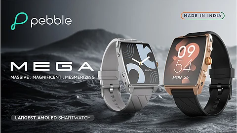 Pebble Mega Smartwatch Launched, Priced at Rs. 2699