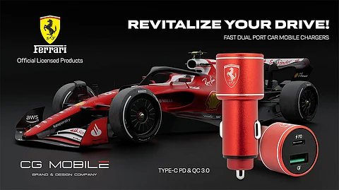 Stay Charged on the Go: CG Mobile's Ferrari Fast Car Chargers Launched