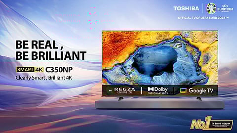 Experience Cinematic Entertainment: Toshiba Unveils C350NP Smart Google TV