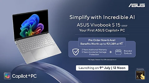 ASUS Opens Pre-Bookings for Vivobook S 15 in India