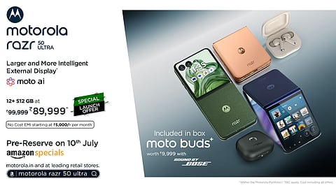 Motorola Unveils razr 50 Ultra Foldable Smartphone with 6.9" pOLED Display