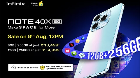 Infinix Note 40X 5G Launched in India, Available at a Special Price of Rs. 13,499