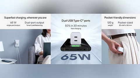 ASUS Unveils AC65-05 GaN Charger, Starting at Rs. 2799