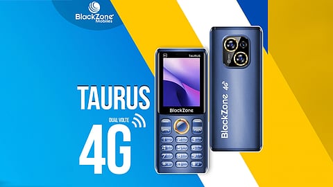 BlackZone Launches Taurus 4G Feature Phone with YouTube Support