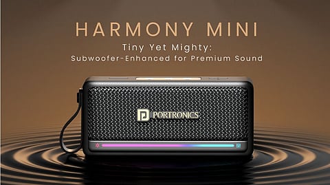 Experience Powerful Sound with Portronics 'Harmony Mini' Compact Speaker