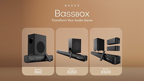 Experience BOULT’s Latest Soundbars: Bassbox X60, X250, and X500"