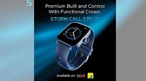 boAt Storm Call 3 Plus Smartwatch Debuts with Built-in GPS and Navigation