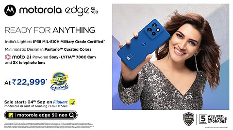 Motorola Unveils edge50 Neo with 68W TurboPower Fast Charging