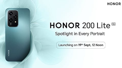 HONOR 200 Lite Arriving on September 19, Know All Details