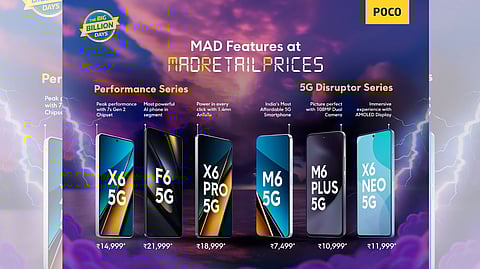 POCO’s MRP Campaign Lights Up Flipkart BBD Sale with Unmatched Smartphone Offers