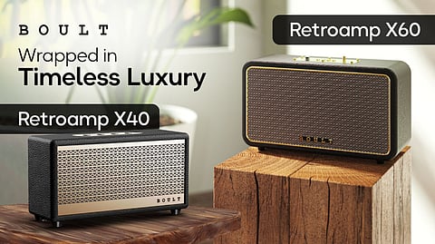 BOULT Elevates Audio Experience with RetroAmp X60 & X40