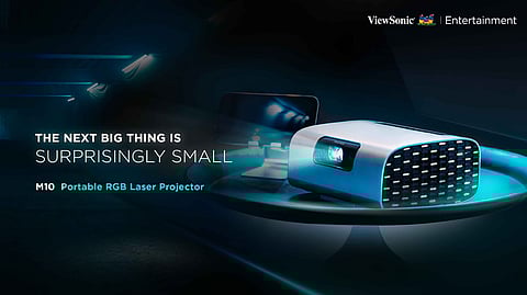 Experience Theater-Quality Visuals Anywhere with ViewSonic's New M10 Portable Projector