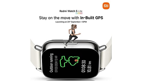Redmi Watch 5 Lite Launched with Stunning AMOLED Display and Built-in GPS