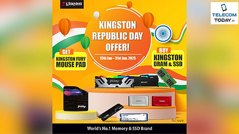 Kingston Launches Republic Day Offer with Free FURY Mouse Pad for Customers