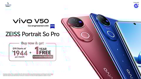 Vivo V50 Goes on Sale Starting at INR 34,999 with Segment-Leading Features