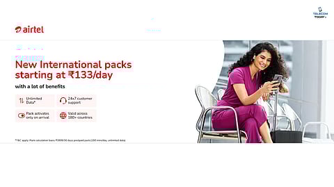 Airtel Offers Unlimited Data & Voice Benefits with Its New Roaming Packs