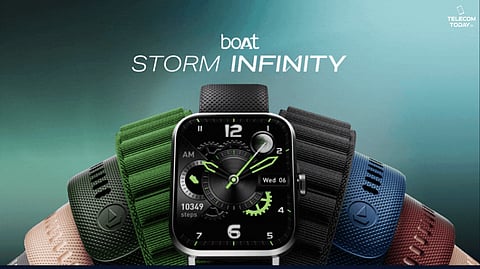 boAt Storm Infinity Smartwatch Offers 15+ Days Battery Life