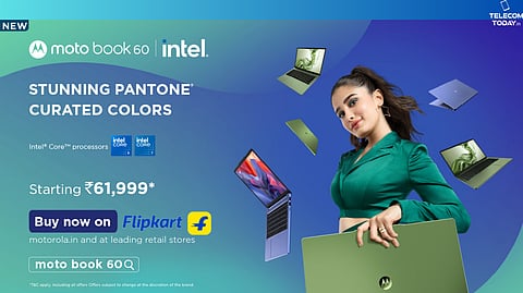 Moto Book 60 Sale Starts Today at Rs. 61,999