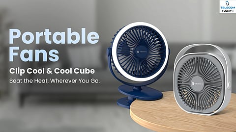 Portronics Introduces ClipCool & CoolCube Portable Fans to Keep You Cool