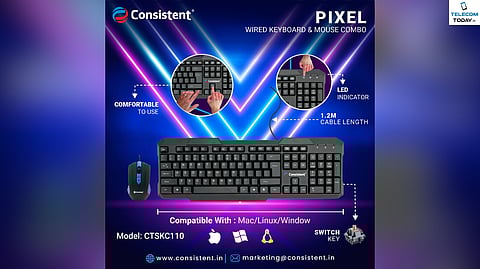 Consistent Introduces Comfortable and Durable PIXEL Keyboard & Mouse Combo