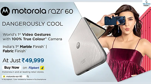 motorola razr 60 Goes on Sale with Gesture Video Recording